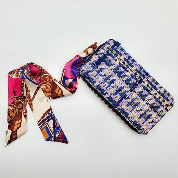 Skinny Scarf | Hand Bag, Neck Scarf (2 pieces) - Color Set 8 / Brand NEW - Picture 5 of 16